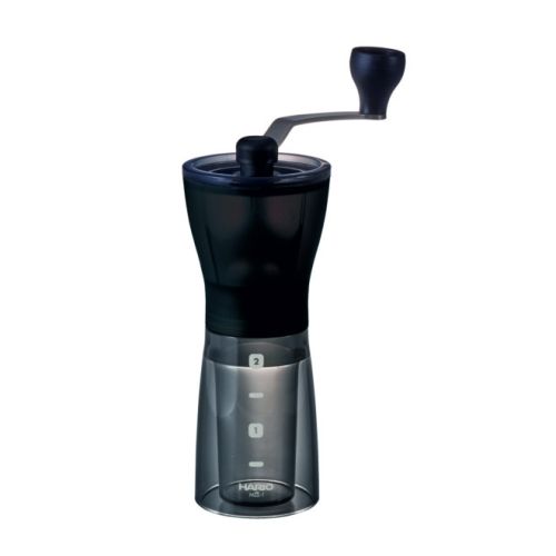 Hario Mühle Ceramic Coffee Mill Mini-Slim Plus in schwarz